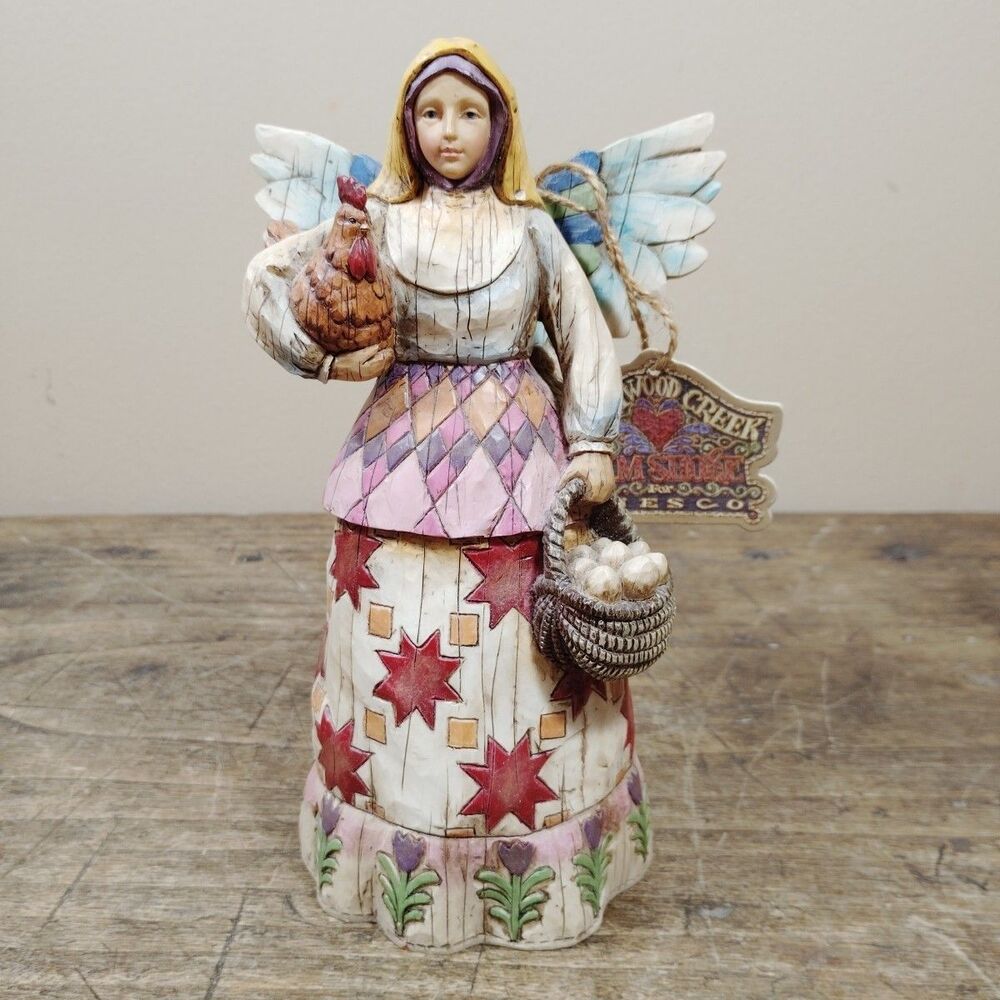 VTG Collectible Heartwood Creek By Jim Shore 2002 Angel Of Faithfulness #108918